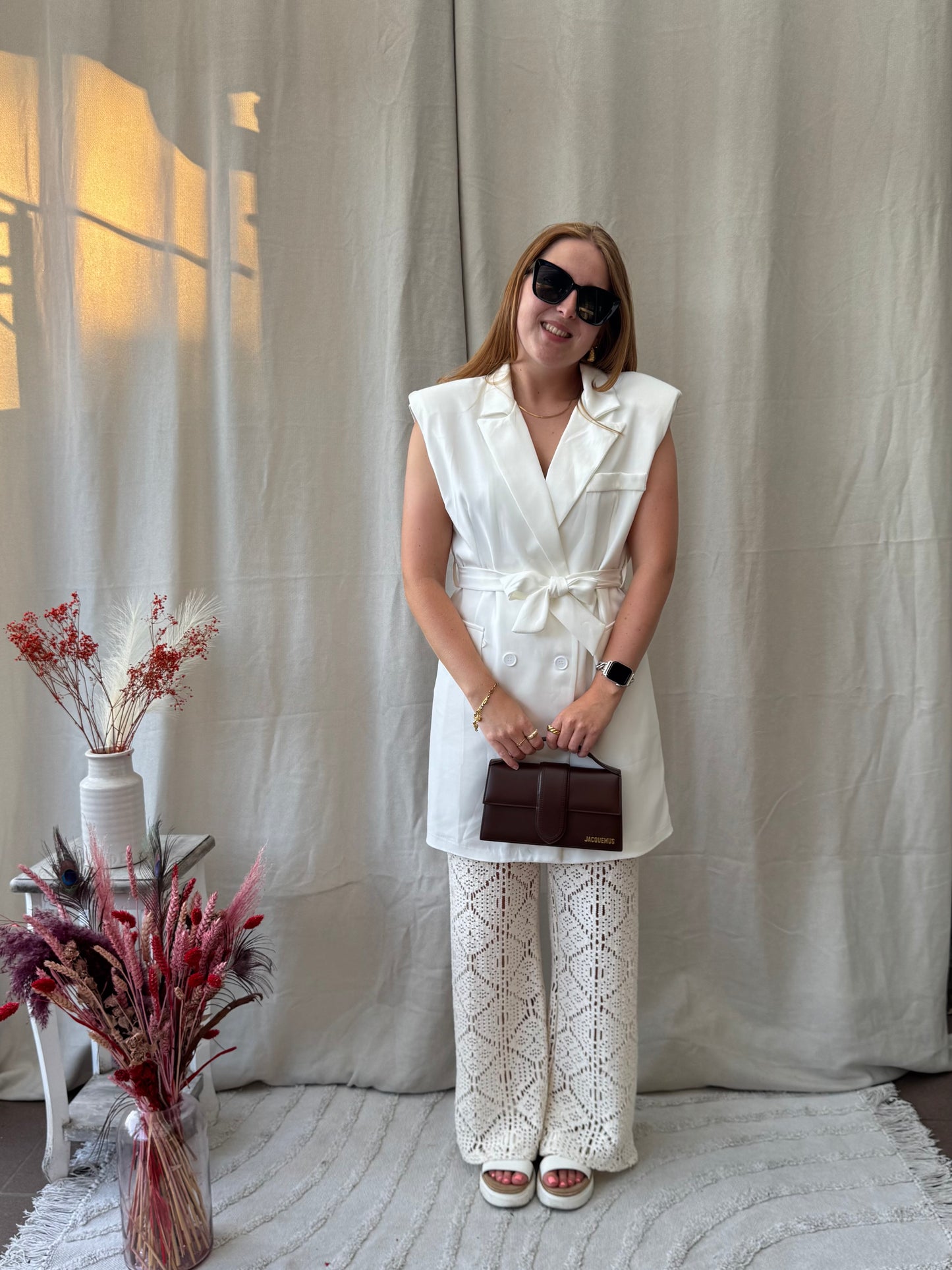 Lio blazer white