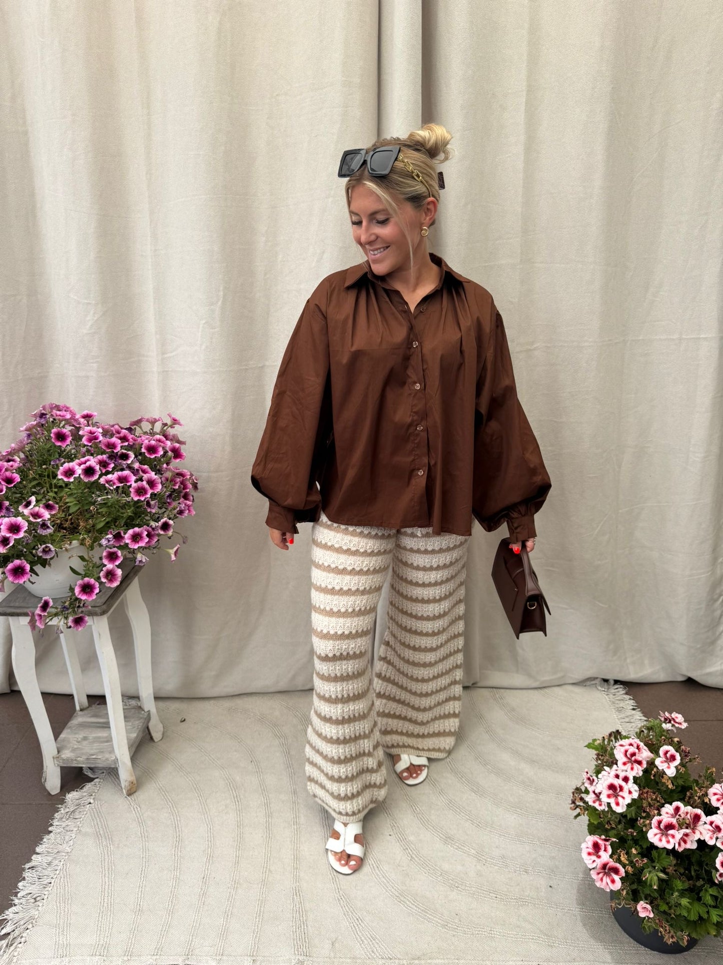 Lalo blouse brown