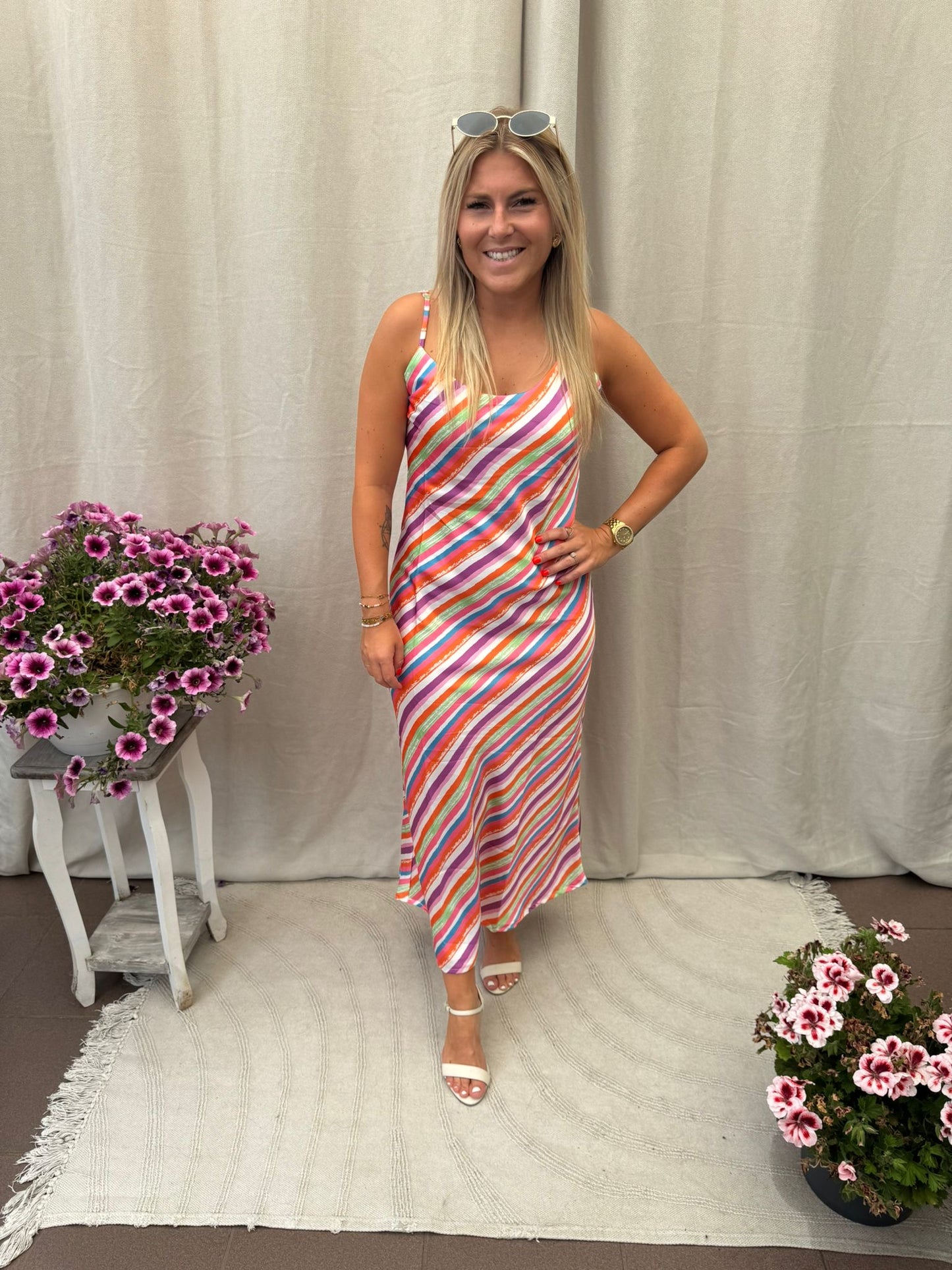 Nova satin dress