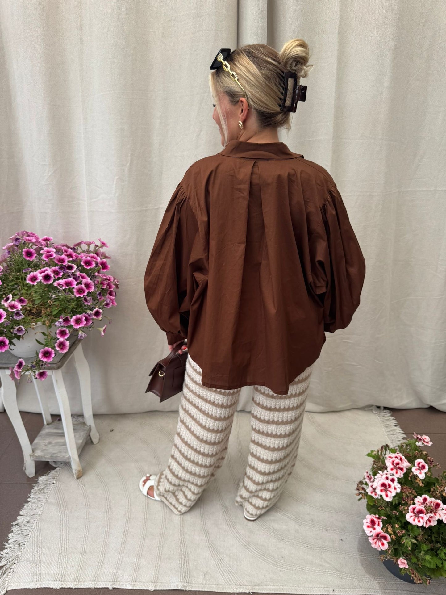 Lalo blouse brown