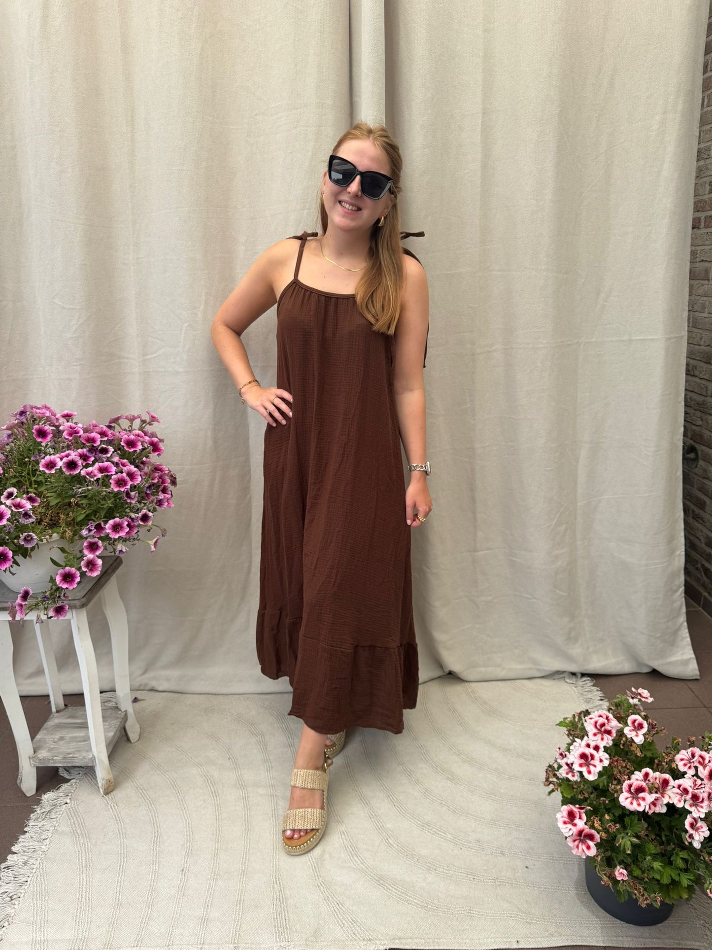 Coco dress brown