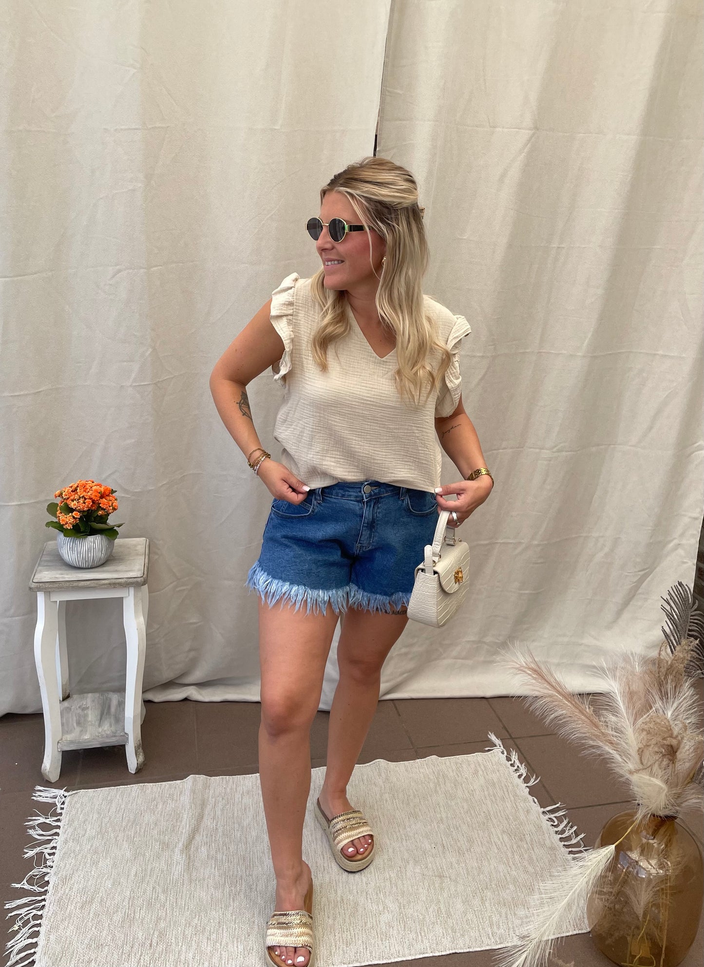 Ruffle blouse