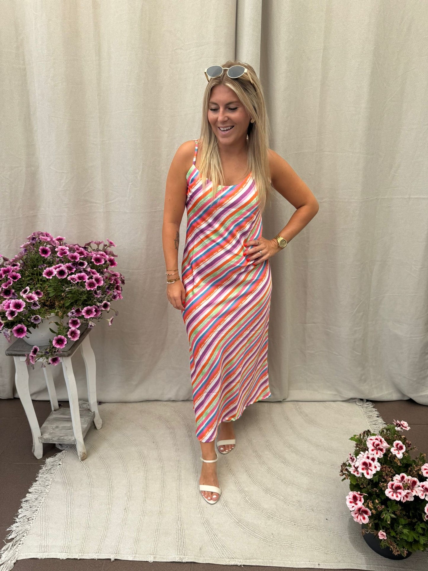 Nova satin dress