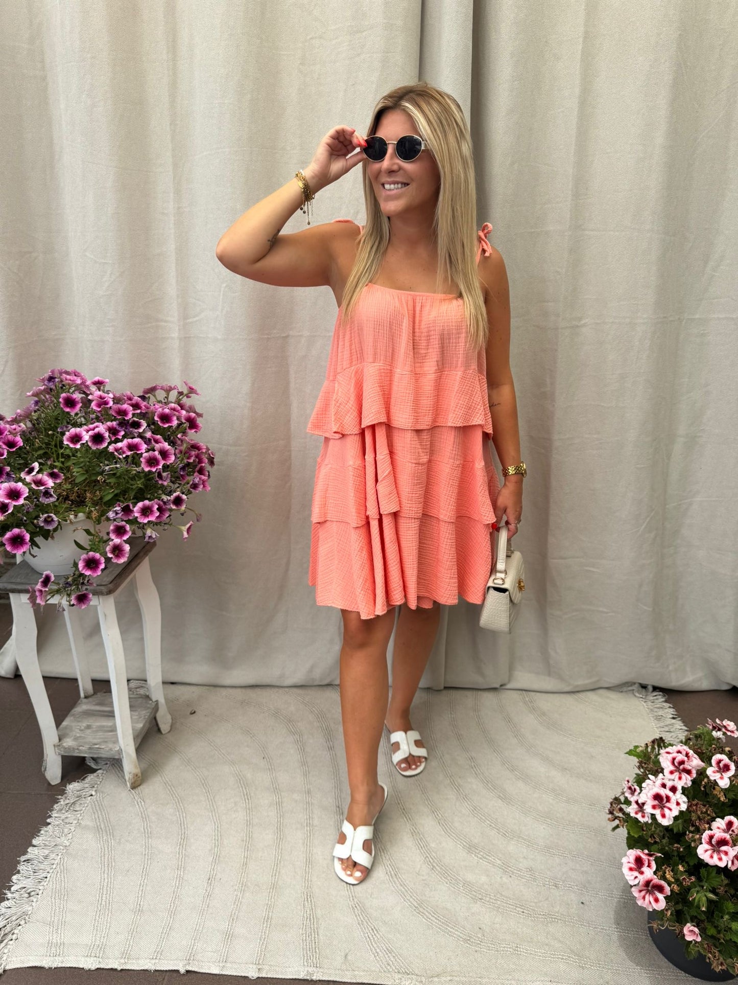 Coco dress coral