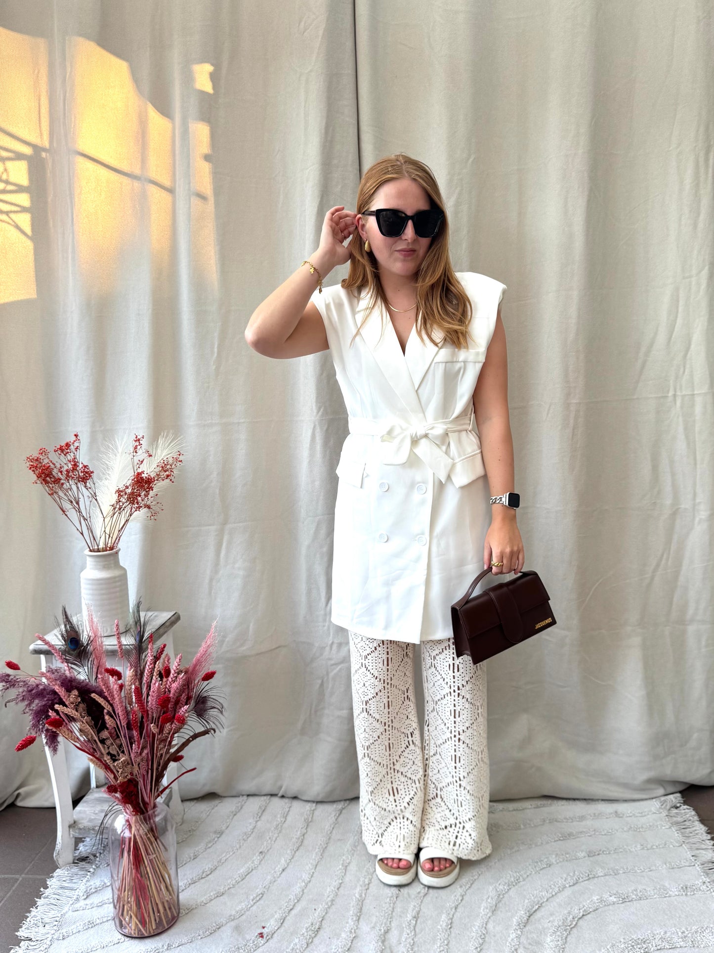Lio blazer white
