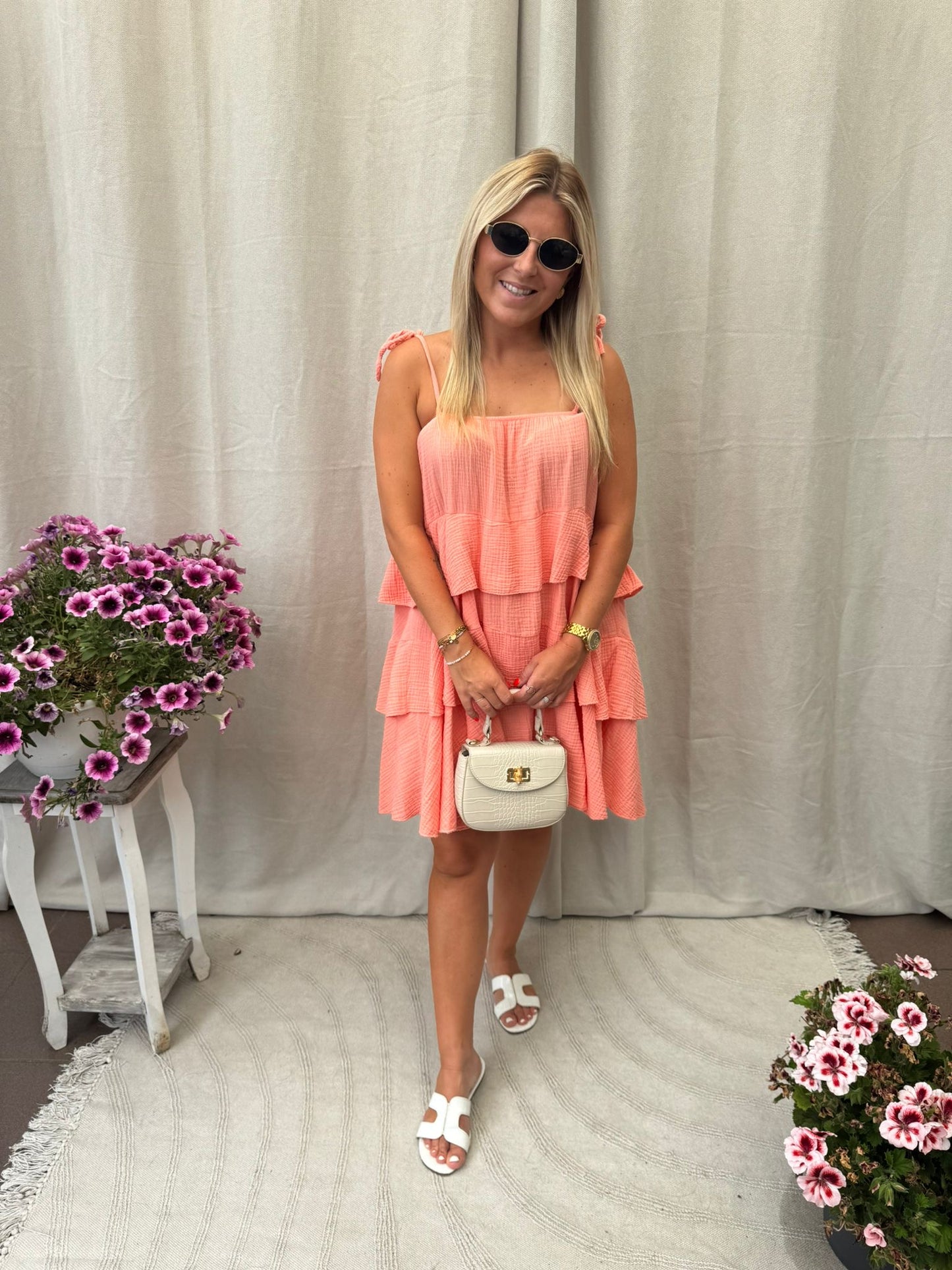 Coco dress coral