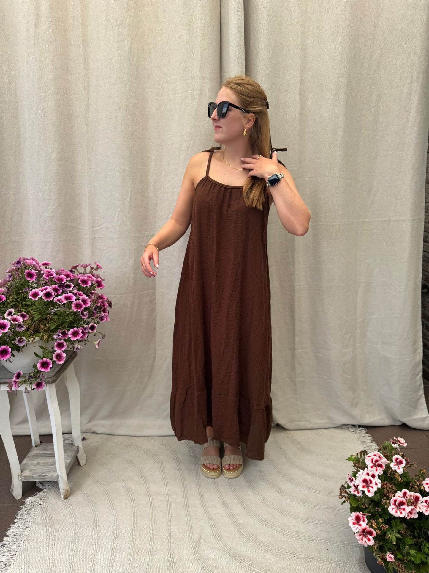 Coco dress brown