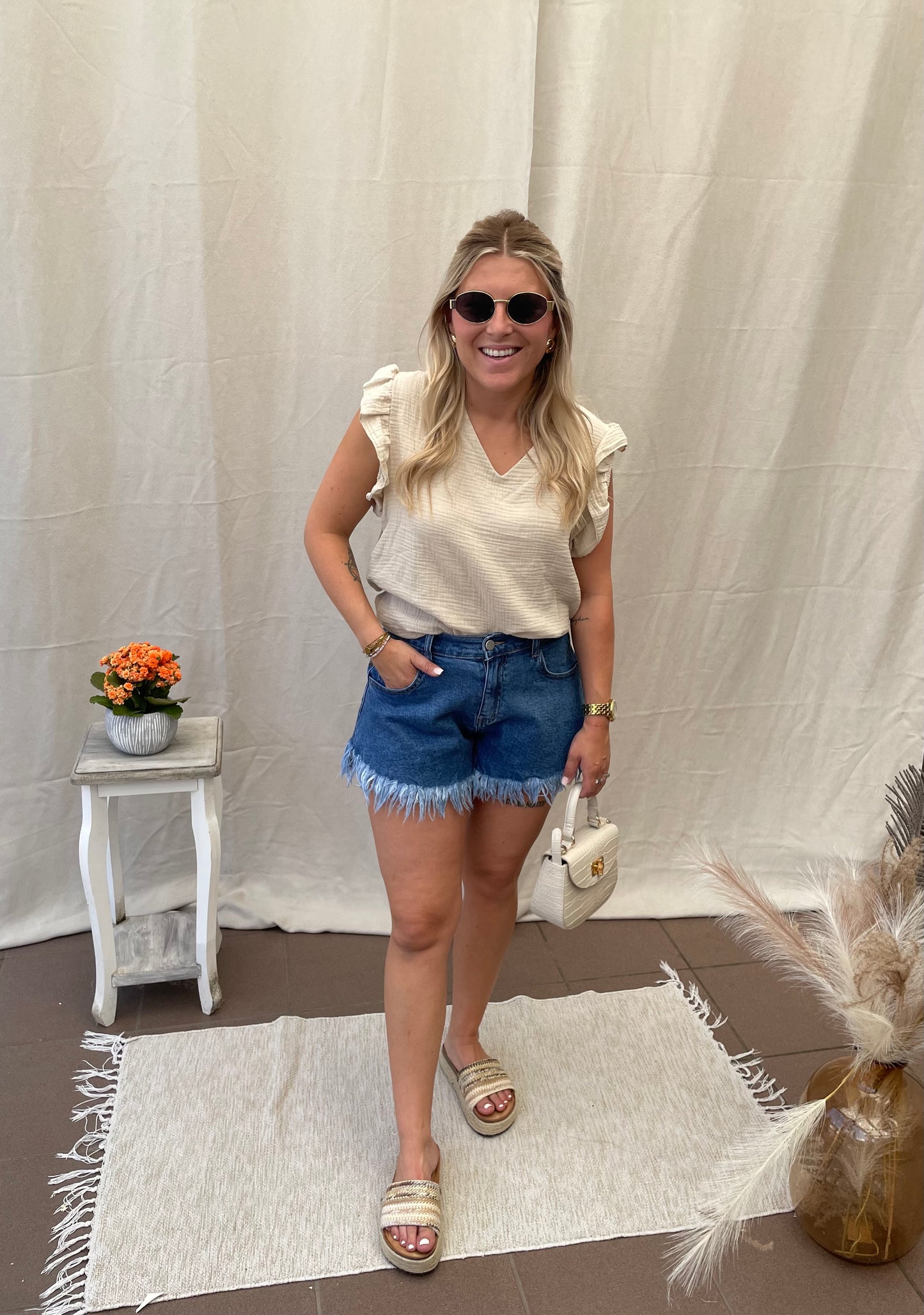 Ruffle blouse