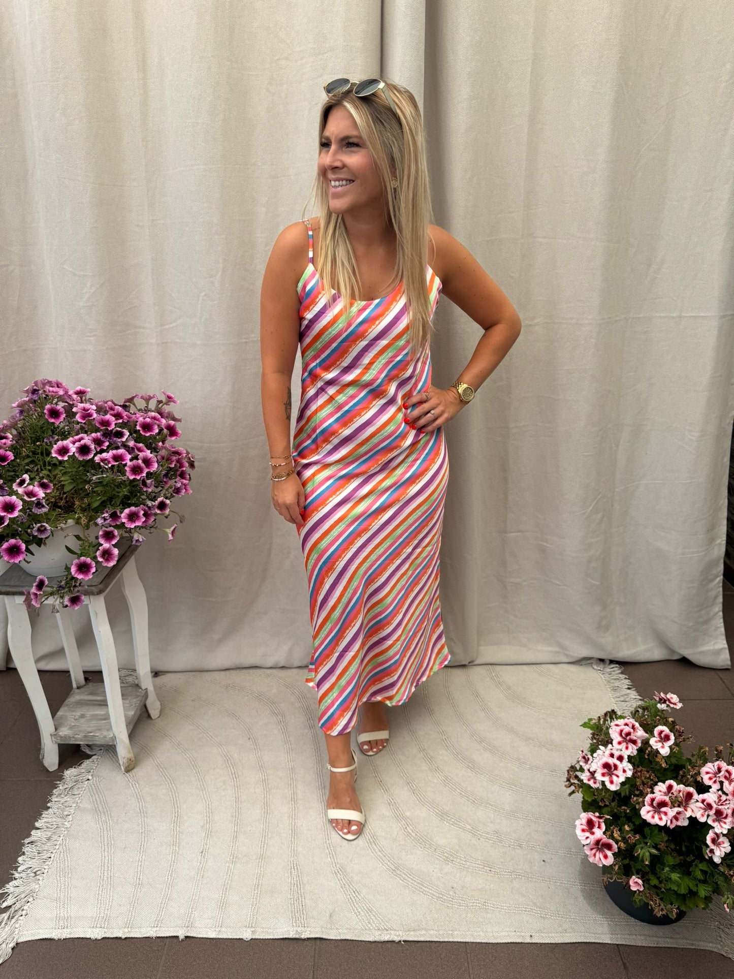 Nova satin dress