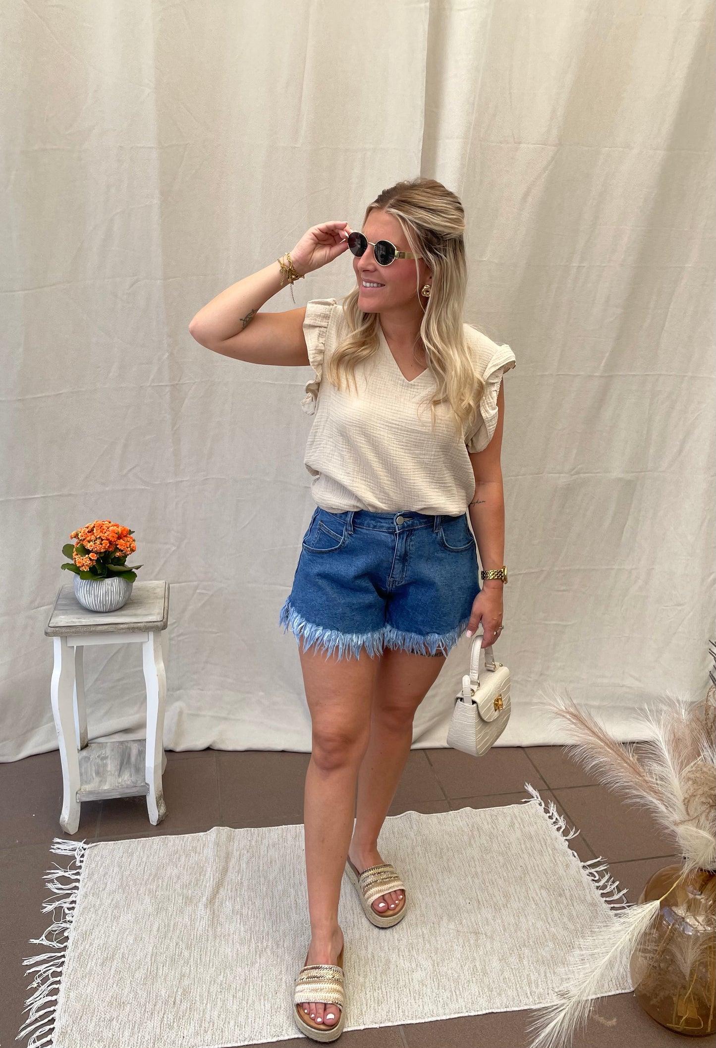 Ruffle blouse