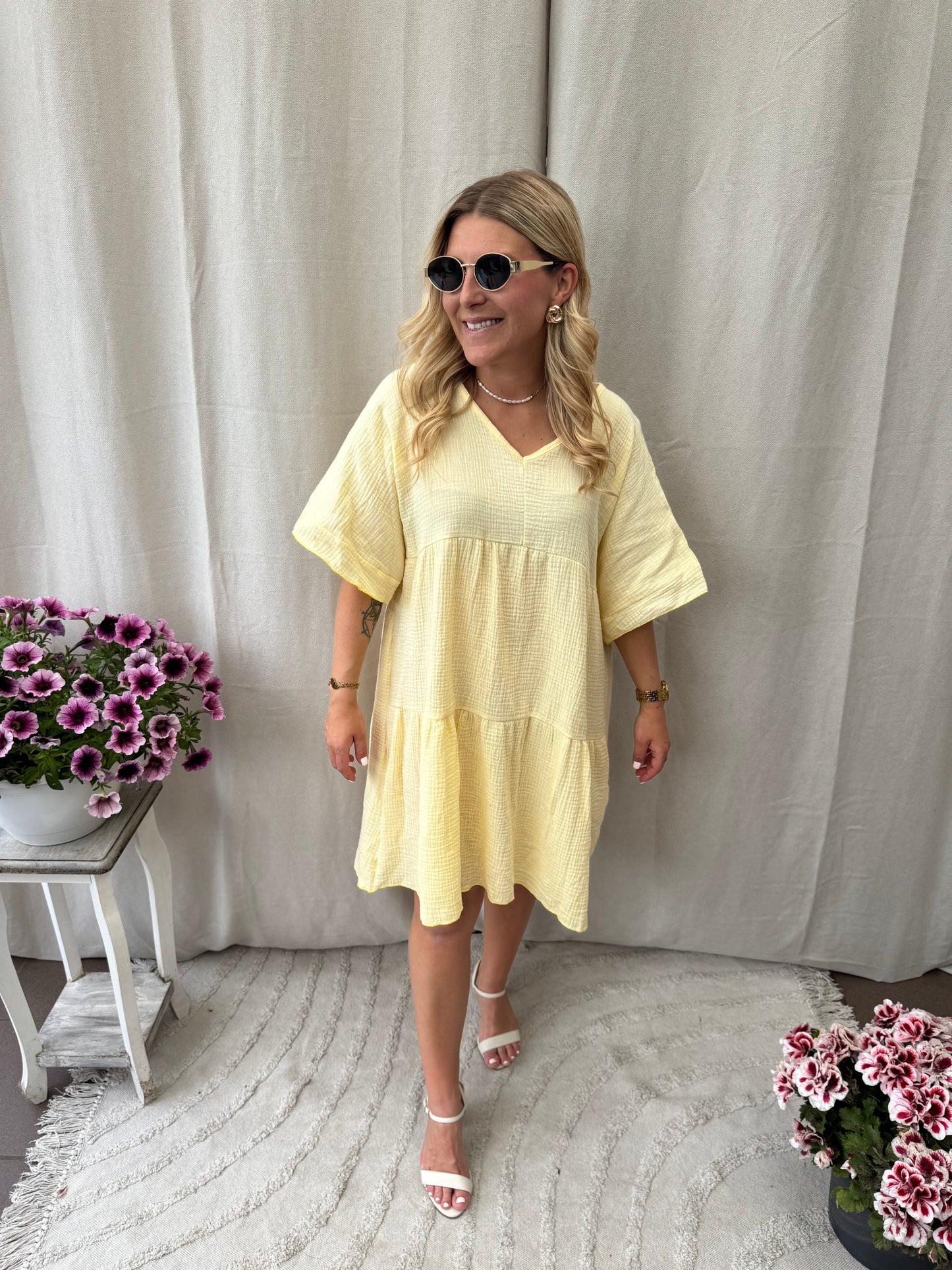 Lizzy dress yellow