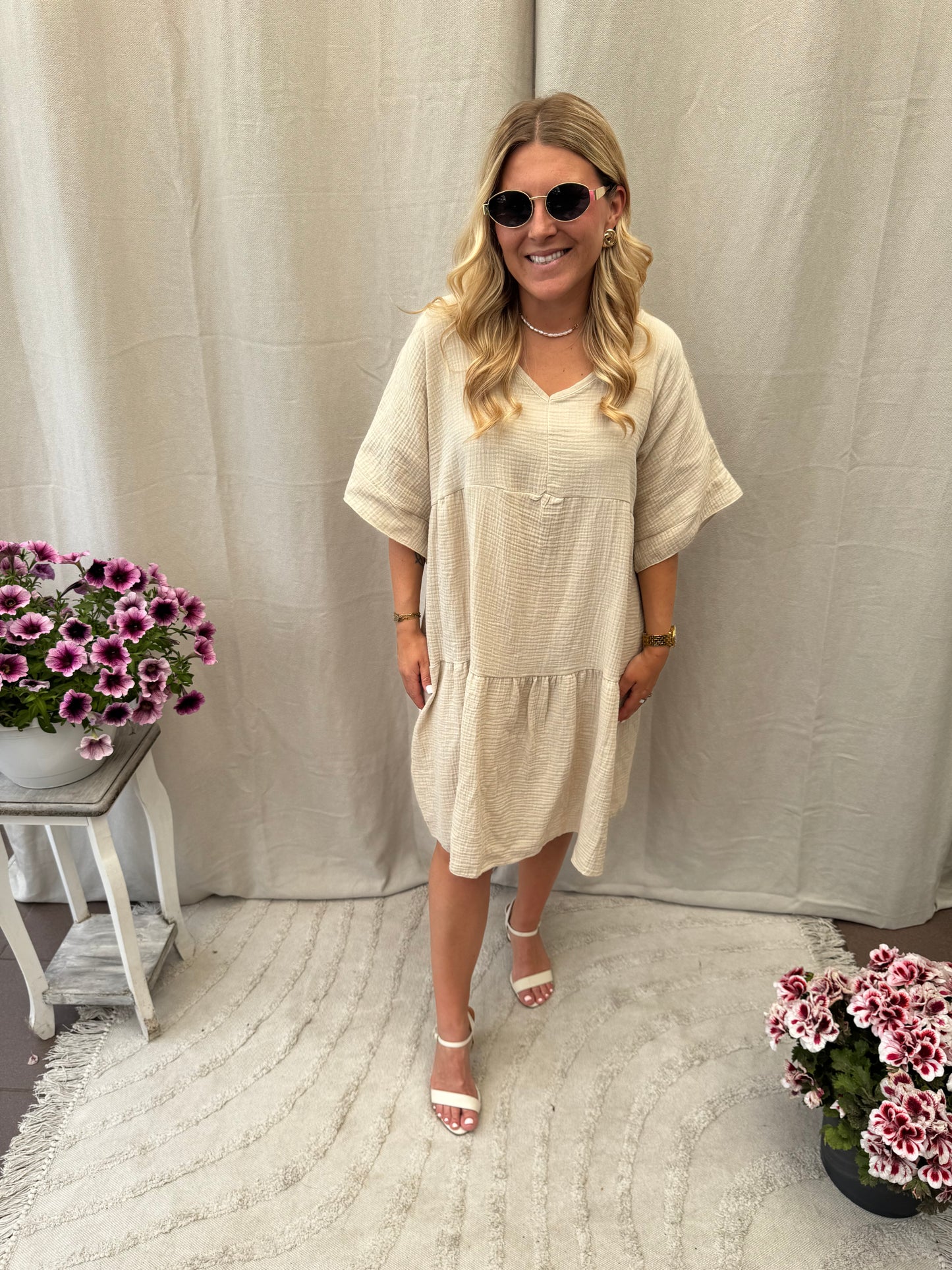 Lizzy dress beige