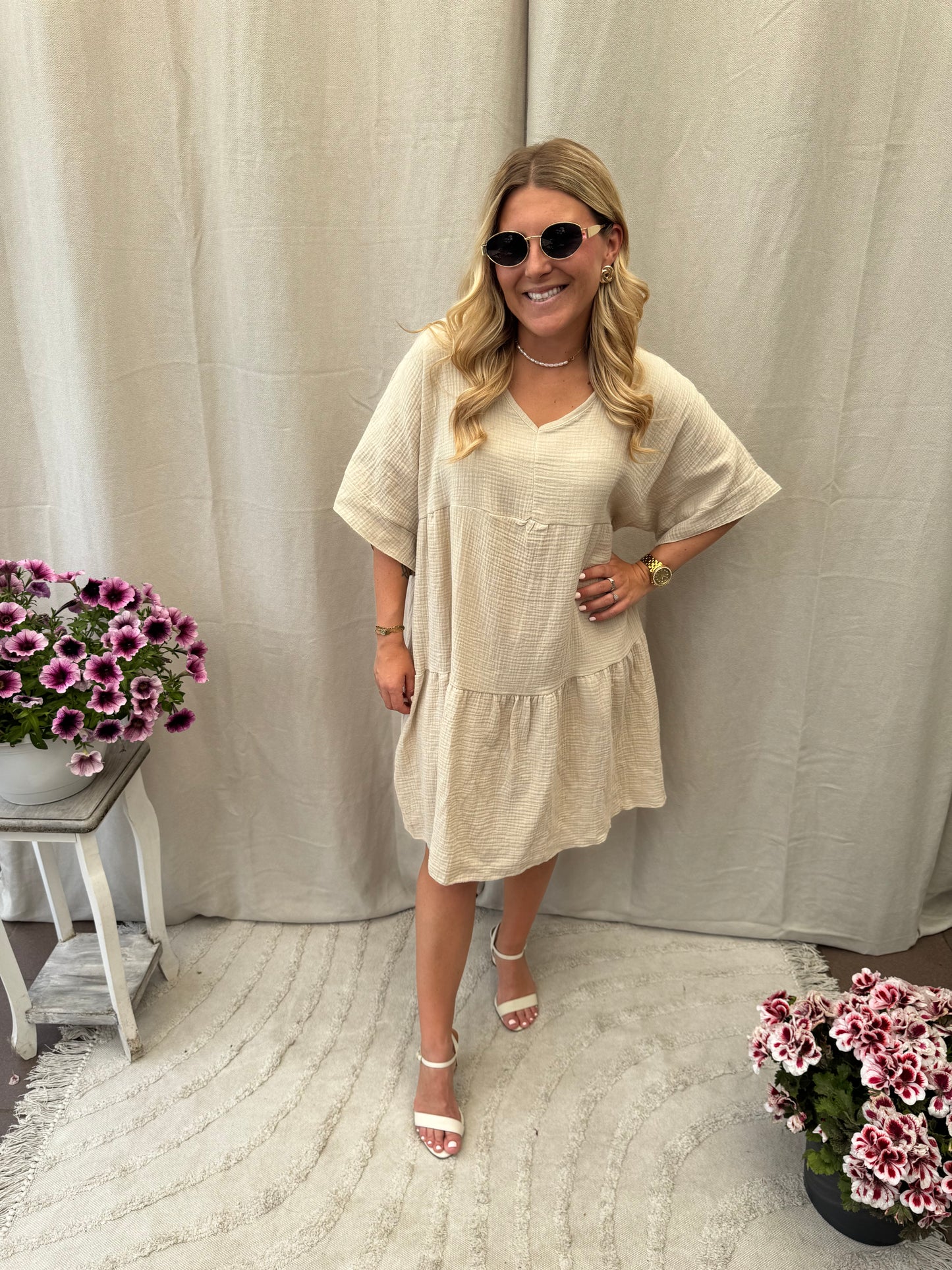 Lizzy dress beige