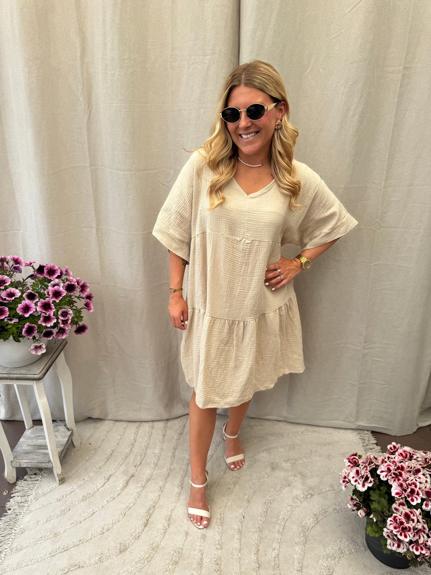 Lizzy dress beige