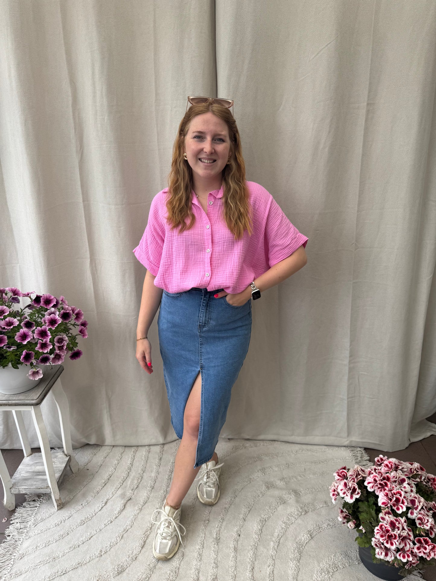 Tetra blouse pink