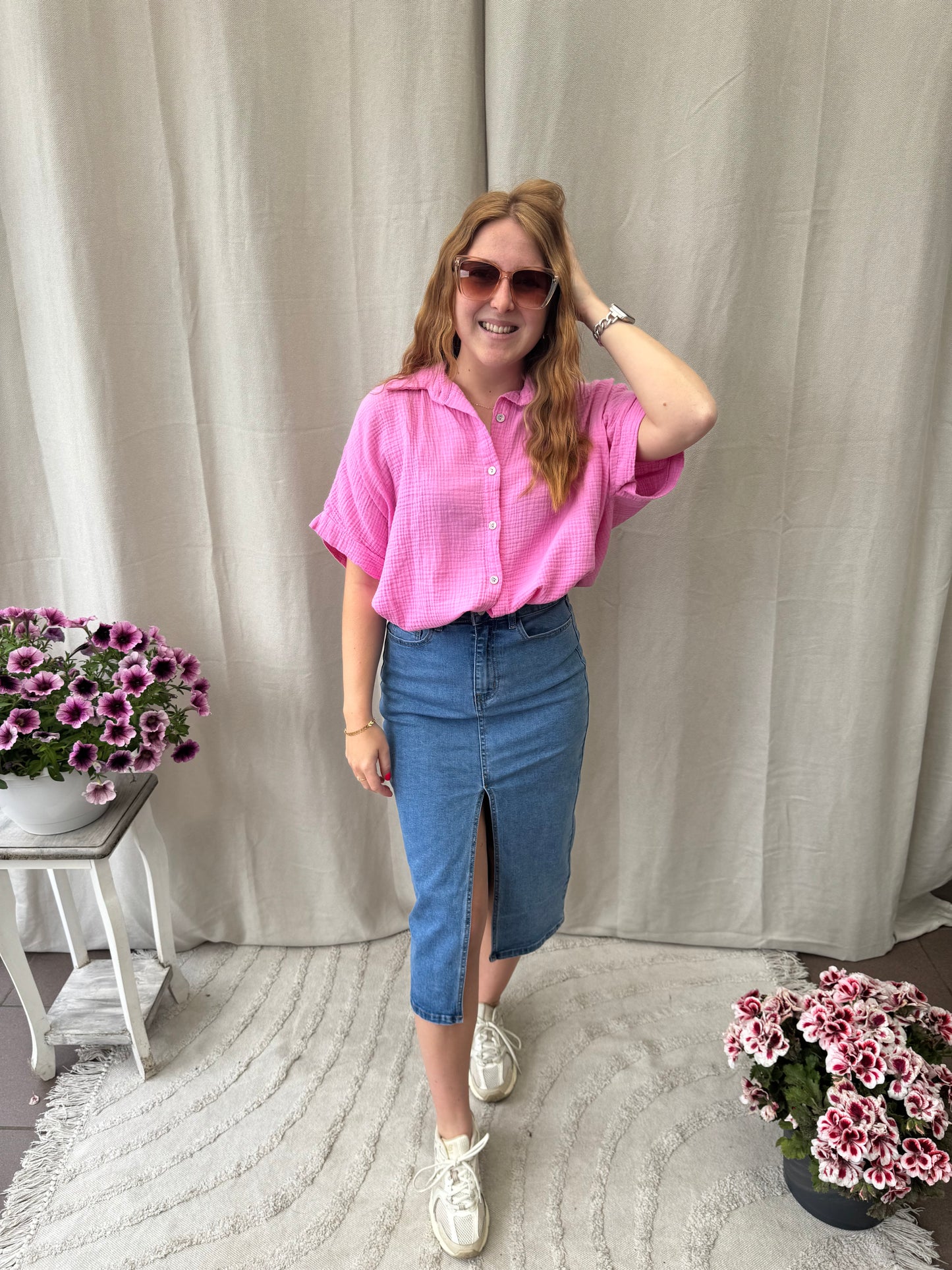 Tetra blouse pink