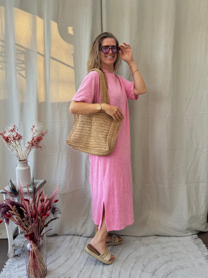 Sponge dress rosé