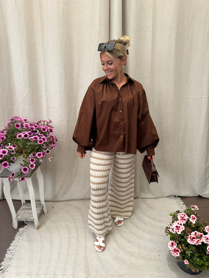 Lalo blouse brown