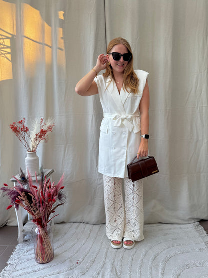 Lio blazer white