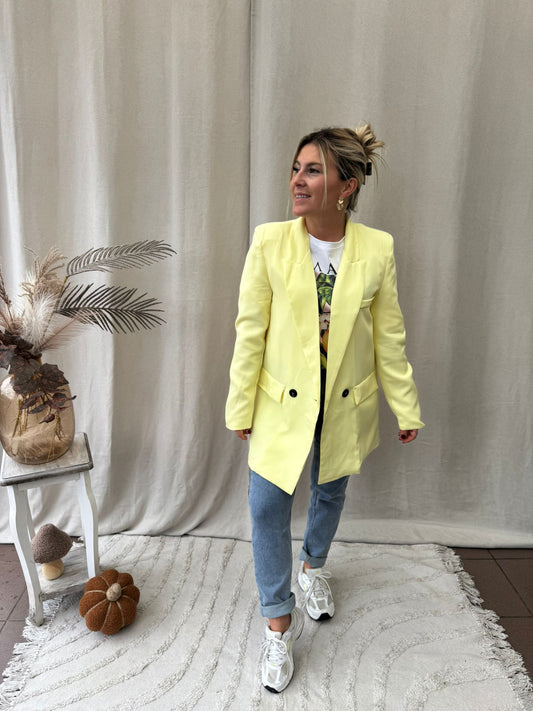 Classy blazer yellow