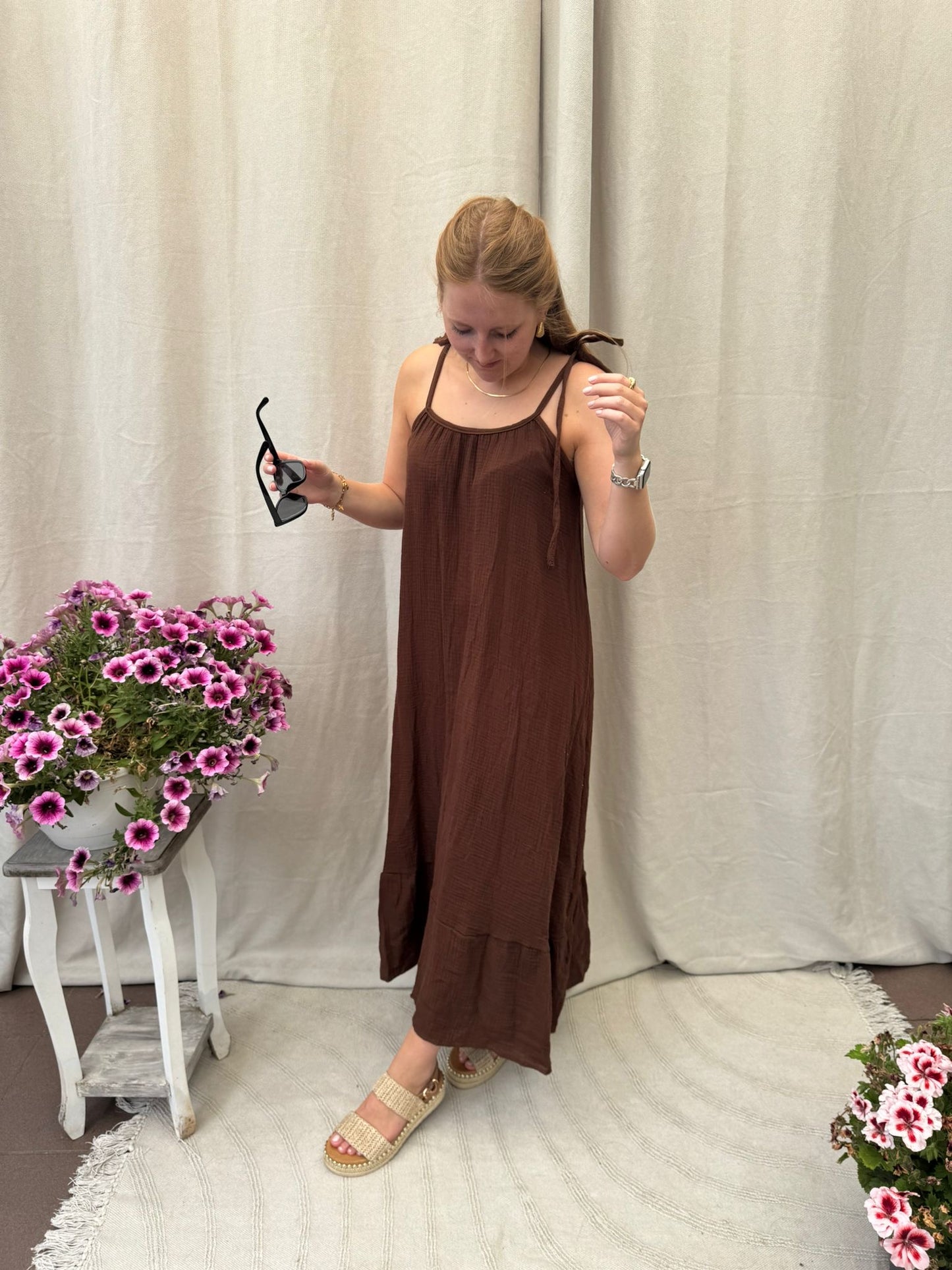 Coco dress brown