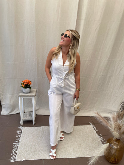 White jumpsuit