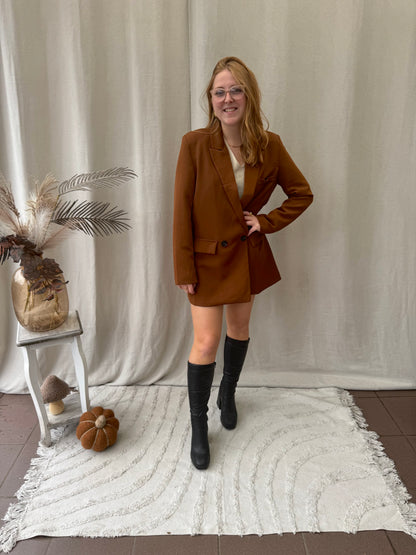 Classy blazer brown