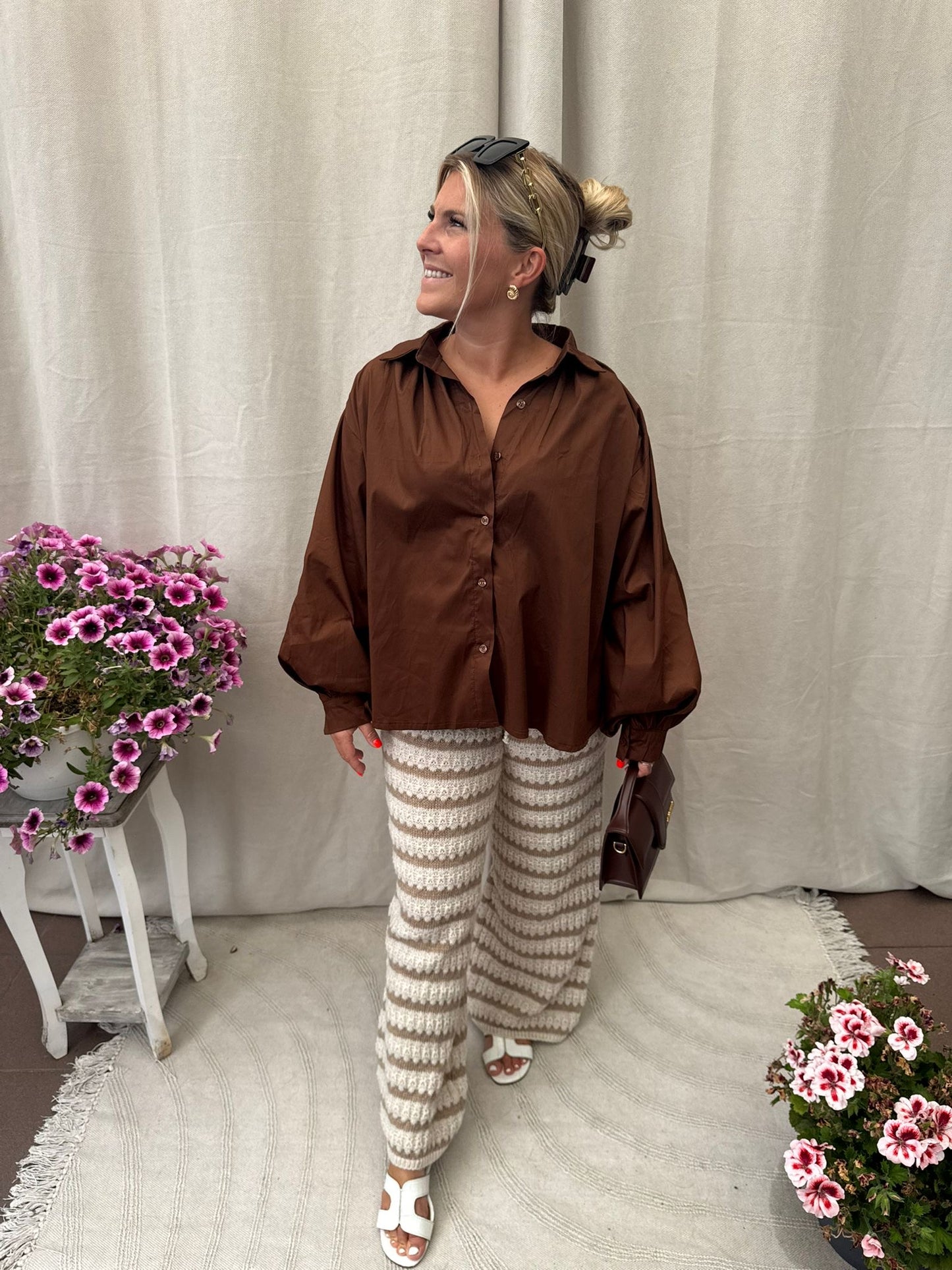 Vanilla knit pants