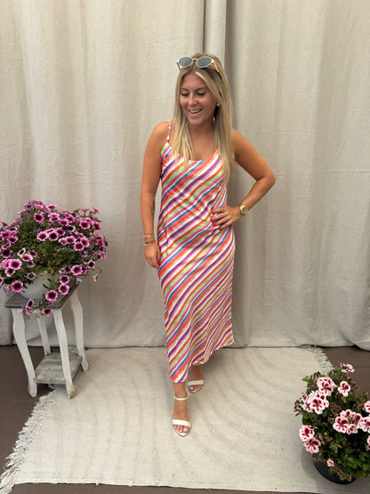 Nova satin dress