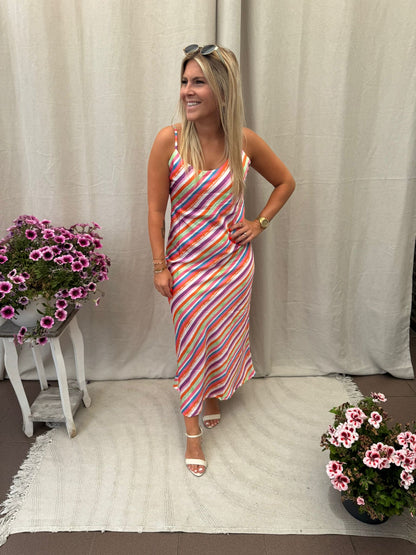 Nova satin dress