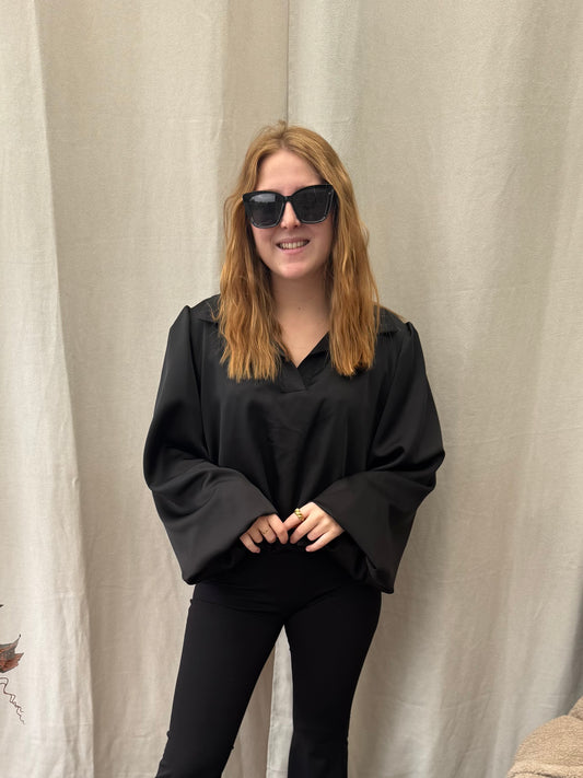 Elle blouse black